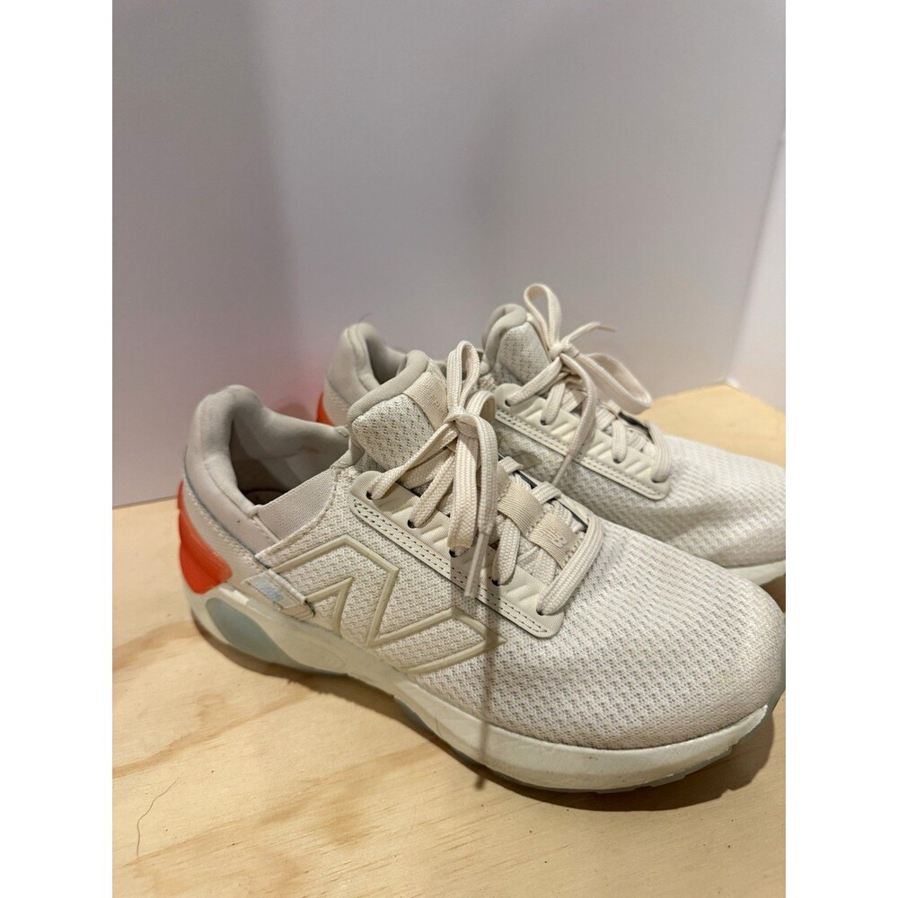 New Balance Fresh Foam X 1440 Low Top Lace Up Mesh Sneakers White/Orange